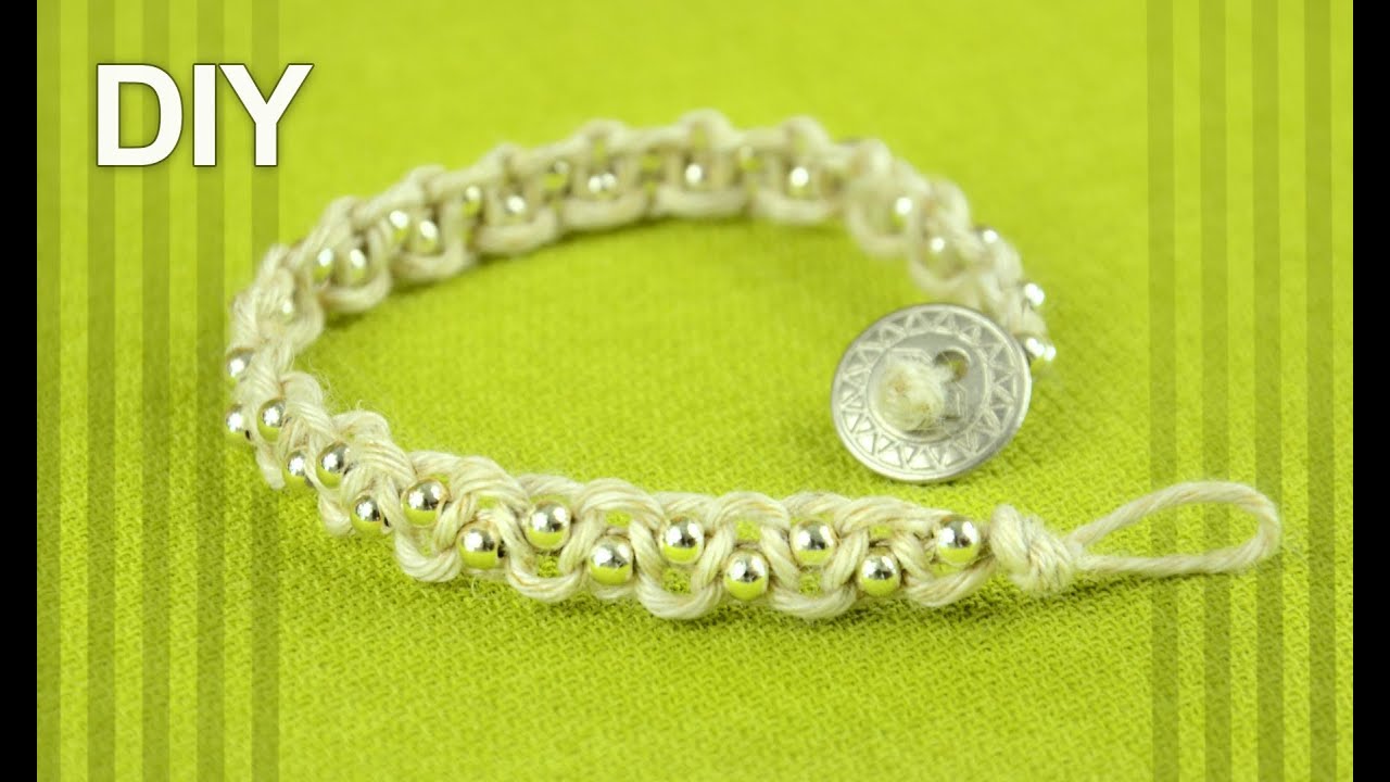 Macrame Bead Bracelet Directions