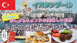 【🇹🇷トルコ・イスタンブール#1】トルコのおすすめ朝ご飯\u0026ランチ/世界一猫に優しい国/カラフルな街並みがかわいい・バレット散策/要注意！イスタンブールカード/vlog