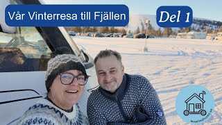 Vi vintercampar med husbilen i fjällen … och Peter ”nördar”