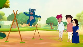 कालू मदारी और एक मोटा हाथी | Kalu Madari Aur Ek Mota Hathi | Hindi Kids Rhymes 5 Minutes