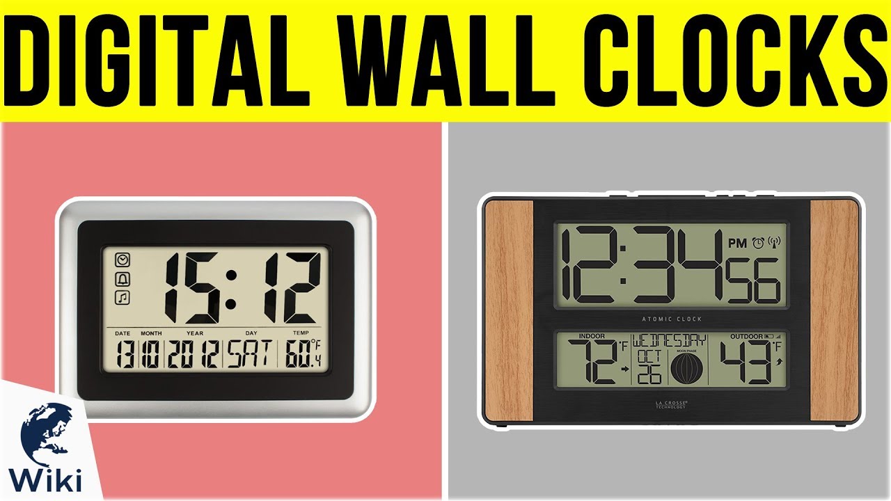 10 Best Digital Wall Clocks 2019 Youtube