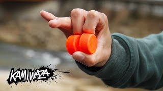 Bottle Cap Flick Trick Shots 2 | Kamiwaza Trickshots