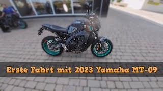 Erste Fahrt mit der 2023 Yamaha MT-09 - was ein Biest!