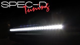 SPECDTUNING INSTALLATION VIDEO: UNIVERSAL LED FOG LIGHT