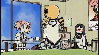 Madoka Magica x Nichijou (4k AI upscaled)