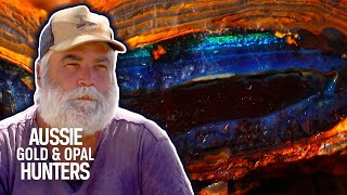 The Geran Gang Inch Closer To Their Target With Stunning Boulder Opal | Outback Opal Hunters