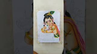 Ganesh ji and Shivling drawing | Ganesh ji easy drawing #ganesh #shorts #viral #ytshorts #trending