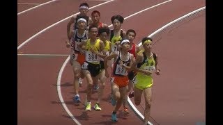 20180716北九州市中学陸上 男子3000m決勝最終組