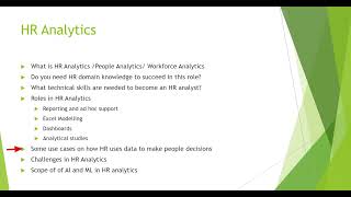 Use cases In HR Analytics
