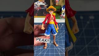 HOW TO MAKE THE BLUE SHORTS POST TIME SKIP LUFFY!! #onepiece #luffy #shfiguarts  #actionfigures