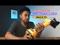 review dan tes gerinda baterai cordless brushless INGCO CAGLI1002