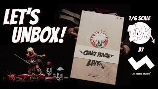 LET'S UNBOX! the 1/6 Gaki Racer ZAIKI from JT Studio!