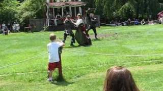 N.Y. Renaissance Fair - Sheriff's Chess Match - Robin Hood, Maid Marian and the Sheriff