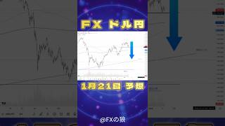 【FX ドル円】2025年1月21日のドル円最新予想。今日のエントリーポイントを発表。トランプ就任後にドル円下落。日銀追加利上げで円高来るか。