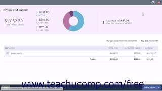 QuickBooks Online Plus 2015 Tutorial Creating Commission Only or Bonus Only Paychecks Training