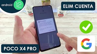 Eliminar Cuenta de Google Xiaomi Poco X4 Pro | Android 12