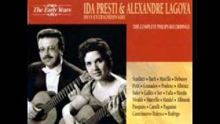 George Frideric Handel Chaconne in G (Ida Presti & A. Lagoya)