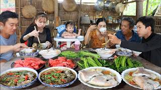Cơm Quê 2 Món Cá Rô Kho Tộ Canh Chua Cá Diêu Hồng Vậy Mà Ăn Ngon Lành | KBMQ