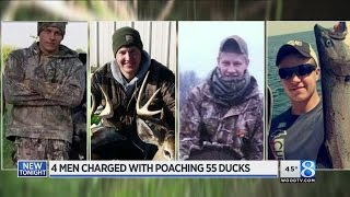 4 men officially charged with poaching ducks