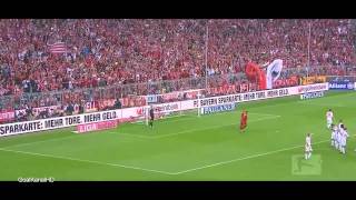 ║★║ Daniel van Buyten ║★║ Free Kick vs Bayer Leverkusen - Amazing goal !