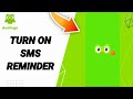 How To Turn On Sms Reminder On Duolingo App