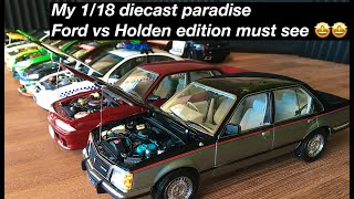 1/18 model car collection Holden vs ford special mini car meet #118scale #biantemodelcars #autoart