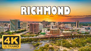 Richmond, Virginia, USA 🇺🇸 | 4K Drone Footage