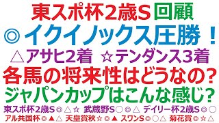 東京スポーツ杯2歳ステークス回顧2021　イクイノックス堂々の優勝！  キタサンブラック産駒は、東京芝は強かった。