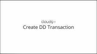 Accounting: Create DD Transaction