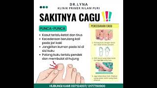 RAWATAN KUKU CENGKAM ATAU CAGU di Klinik Primer Nilam Puri #drlyna #kotabharu #kelantan