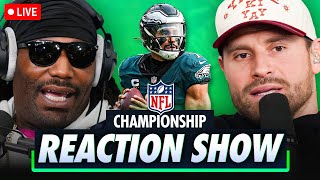 Eagles \u0026 Chiefs Punch Ticket To SB LIX | NFL Conference Championship Reactions