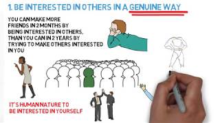 HOW TO MAKE FRIENDS - How To Win Friends and Influence People by Dale Carnegie - Best Ideas Animated
