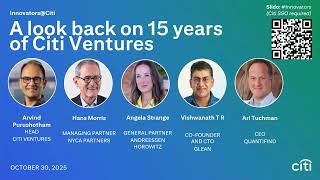 Innovators@Citi: A look back on 15 years of Citi Ventures