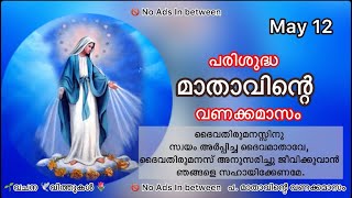 12 May -പരിശുദ്ധ മാതാവിന്റെ വണക്കമാസം #stmary #mathavintevanakkamasam #prarthana #rosary #christian