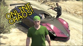 GTA 5 ONLINE CHAOS! W/ DownRangeGaming