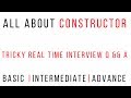 Java Interview FAQs || Interview questions on constructor || TRICKY QUESTIONS