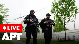 LIVE From Washington DC as Police Secure White House Area After Shooting | APT