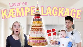 Jeg laver en KÆMPE fødselsdagslagkage! 🍰🎉