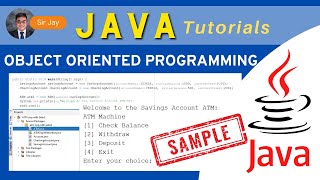 JAVA Object Oriented Programming #7 | ATM Machine OOP | Tagalog