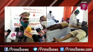 Red Cross Holds Mega Blood Donation Camp in Uppal Police Station | Prime9 News