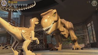 레고 쥬라기월드 게임 Ep.10 (T-REX vs 벨로시랩터 대결 1) / T-REX vs Velociraptor_Lego Jurassic World game Ep.10