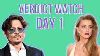 VERDICT WATCH Day 1 | Johnny Depp v. Amber Heard - Also Revisiting the UK Trial