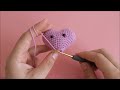 heart keyring recipe beautiful gift making amigurumi easy toy description organic toy