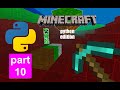 Minecraft in python (Ursina): trees with Perlin noise, and diamond axe - part 10