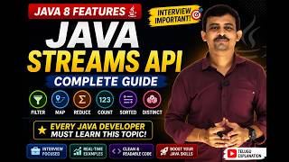 JAVA 8 Streams API in java in telugu