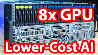 The most UNIQUE 8x GPU AI Server from ASRock Rack