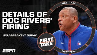 Woj explains the details of Doc Rivers getting fired by the 76ers | First Take