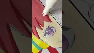 【ONE PIECE】ウタを４つの絵柄で描いてみた【ANIMATION】#shorts