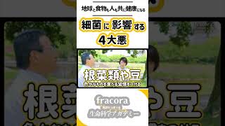 腸内細菌に影響する4つの悪！地球と食物も人も共に健康になる｜京都府立医科大学内藤裕二先生　#shorts