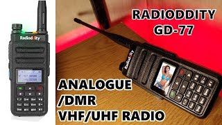 Radioddity GD-77 DMR Radio Tier 1 \u0026 2 SDR/Digital test